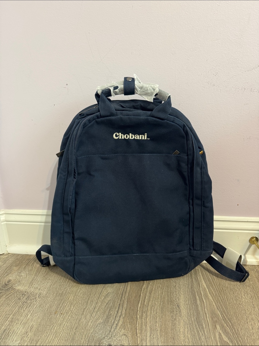 Navy Canvas Backpack